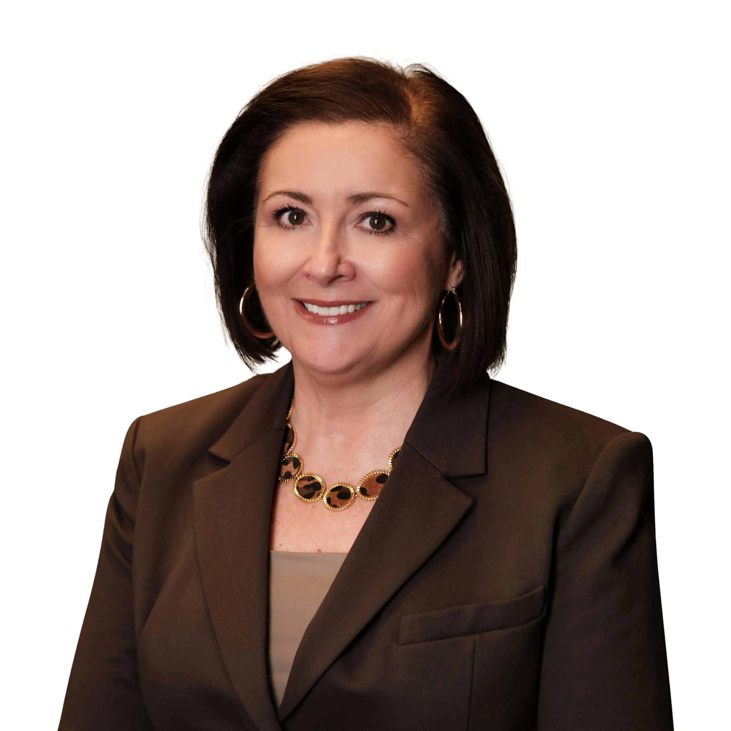 Woman smiling at camera