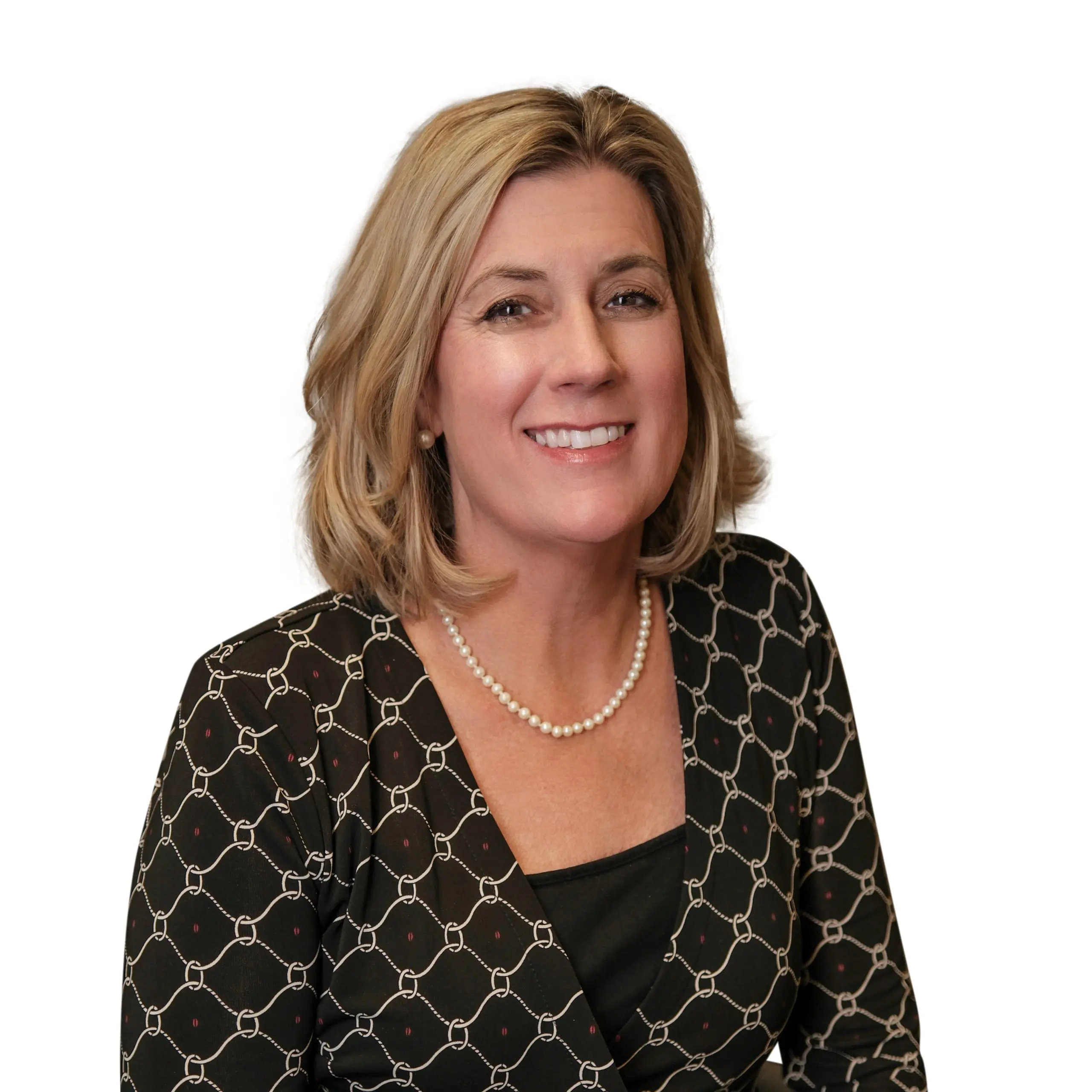 Woman smiling at camera