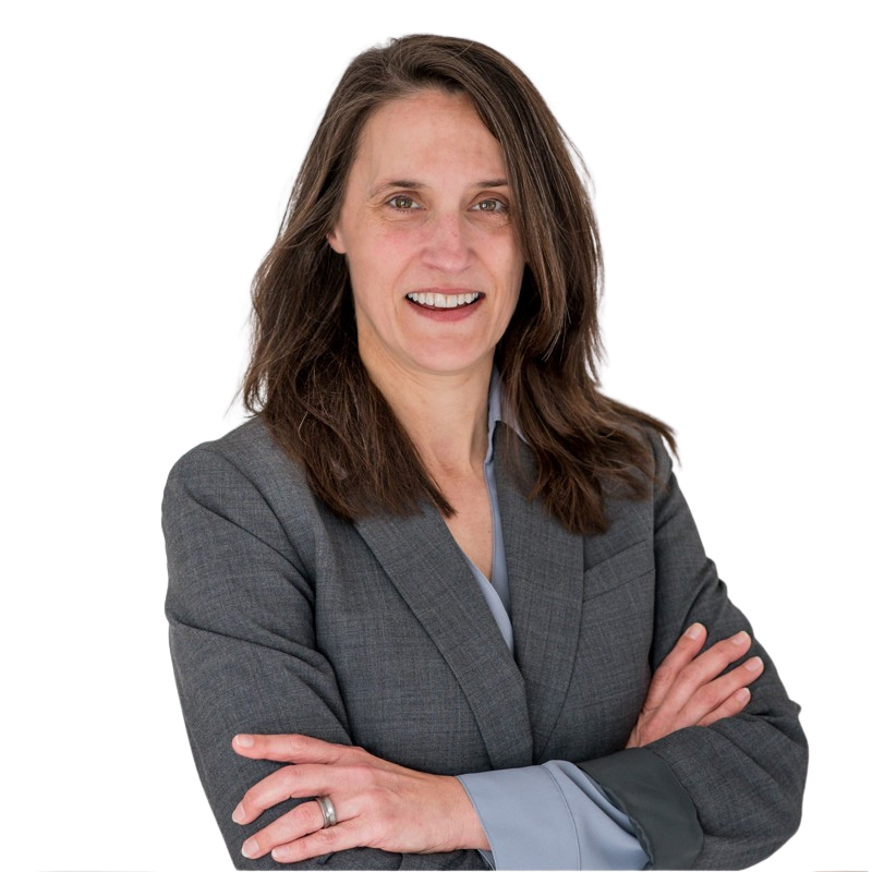 Woman smiling at camera